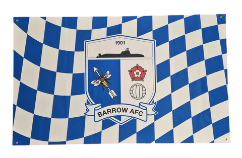Barrow AFC Flag 5ftx 3ft