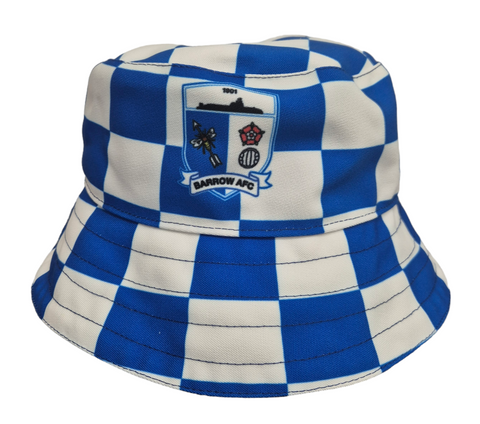 Barrow AFC Bucket Hat Chequered